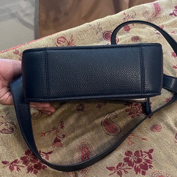 Kate Spade suede and leather Midnight deep Blue Crossbody Bag - Picture 5 of 15